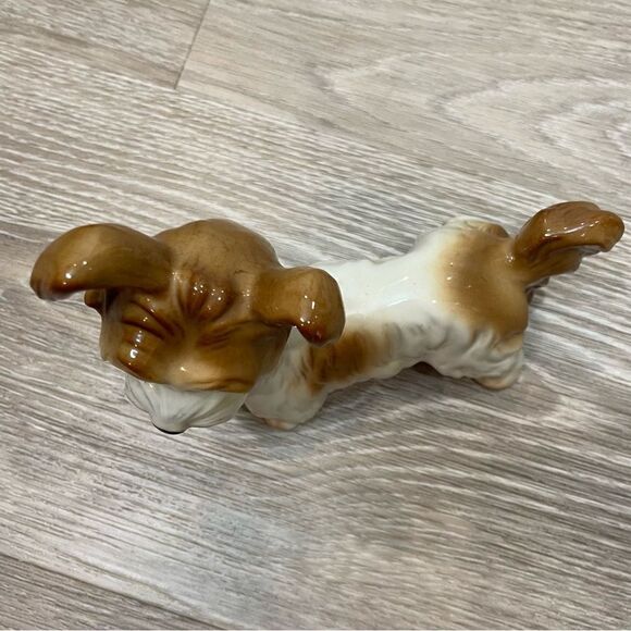 Vintage terrier dog breed porcelain figurine Skye Yorkshire - Picture 6 of 9